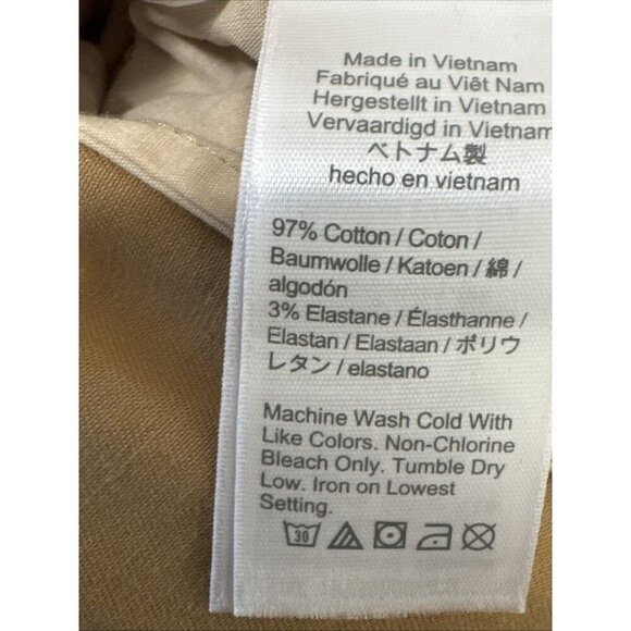 J.Crew Women's Plus 3X Pullon Wide Leg Stretch Pants Camel Tan EUC Inseam 27" - Picture 7 of 10